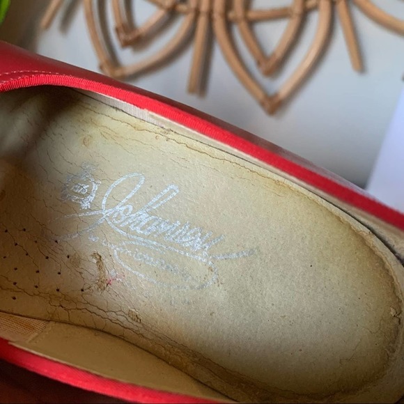 Vintage Red Johansen pumps with laces 9 (36) - Picture 11 of 12